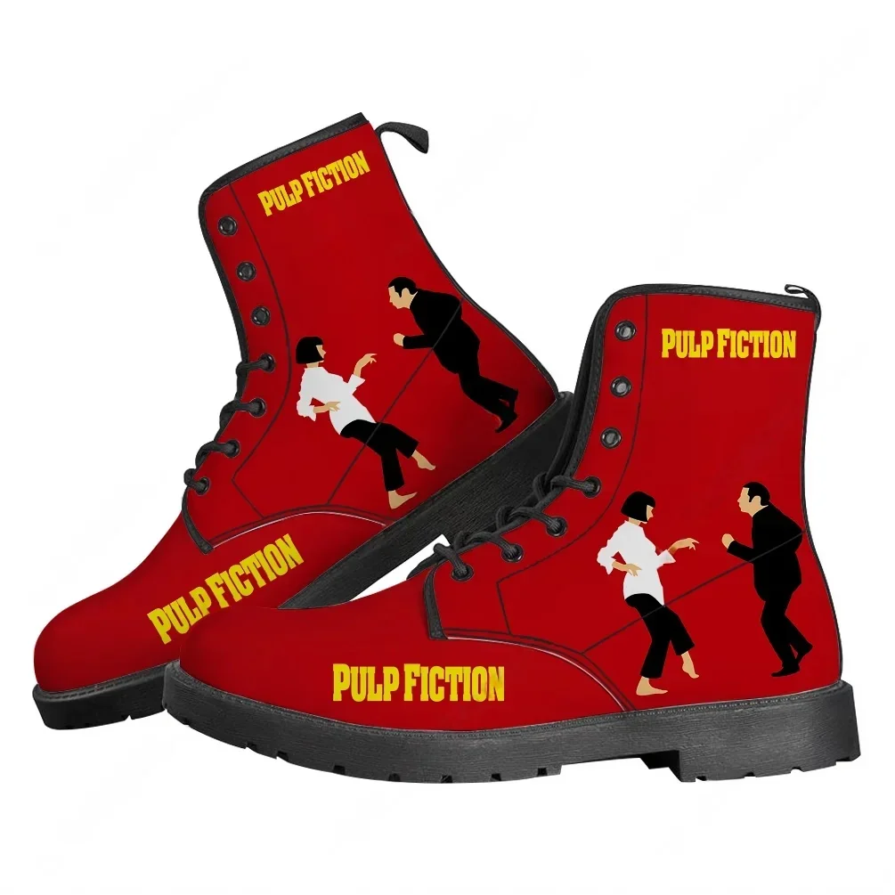 Pulp Fiction Boot Mens Womens Teenager Casual Boot Outdoor High Quality Casual Lightweight Fashion Pattern Custom Made Shoes
Pulp Fiction Boot Mens Womens Teenager Casual Boot Outdoor High Quality Casual Lightweight Fashion Pattern Custom Made Shoes