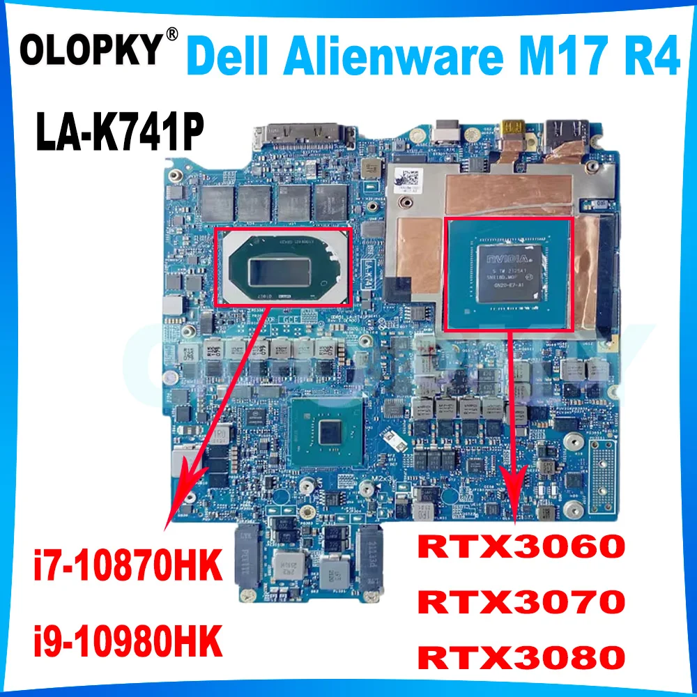 Материнская плата GDR51 для ноутбука Dell Alienware M17 R4, материнская плата с Φ i9-10980HK CPU RTX3060/3070/3080, тест графического процессора
Материнская плата GDR51 для ноутбука Dell Alienware M17 R4, материнская плата с Φ i9-10980HK CPU RTX3060/3070/3080, тест графического процессора