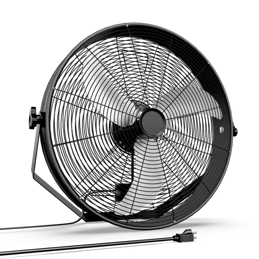InfiniPower 20 Inch High Velocity Wall Mount Fan with Rack 3 Speed Industrial Commercial Metal Ventilation Fan
InfiniPower 20 Inch High Velocity Wall Mount Fan with Rack 3 Speed Industrial Commercial Metal Ventilation Fan