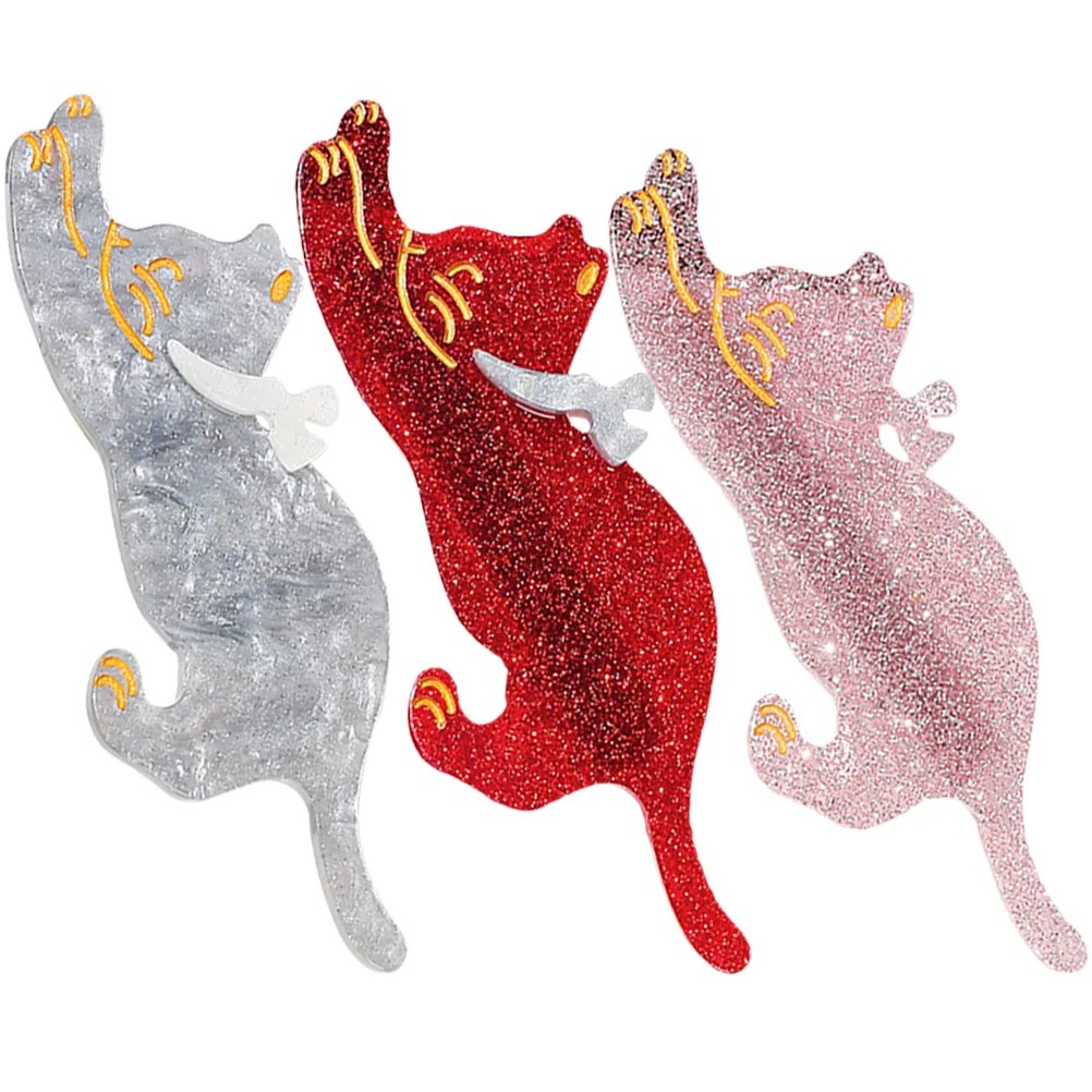 3pcs Cute Cat Clips Bright Color Fashionable Design Gift Kids Adults Birthdays Holiday Hair Accessories Women Girls Hair
3pcs Cute Cat Clips Bright Color Fashionable Design Gift Kids Adults Birthdays Holiday Hair Accessories Women Girls Hair
