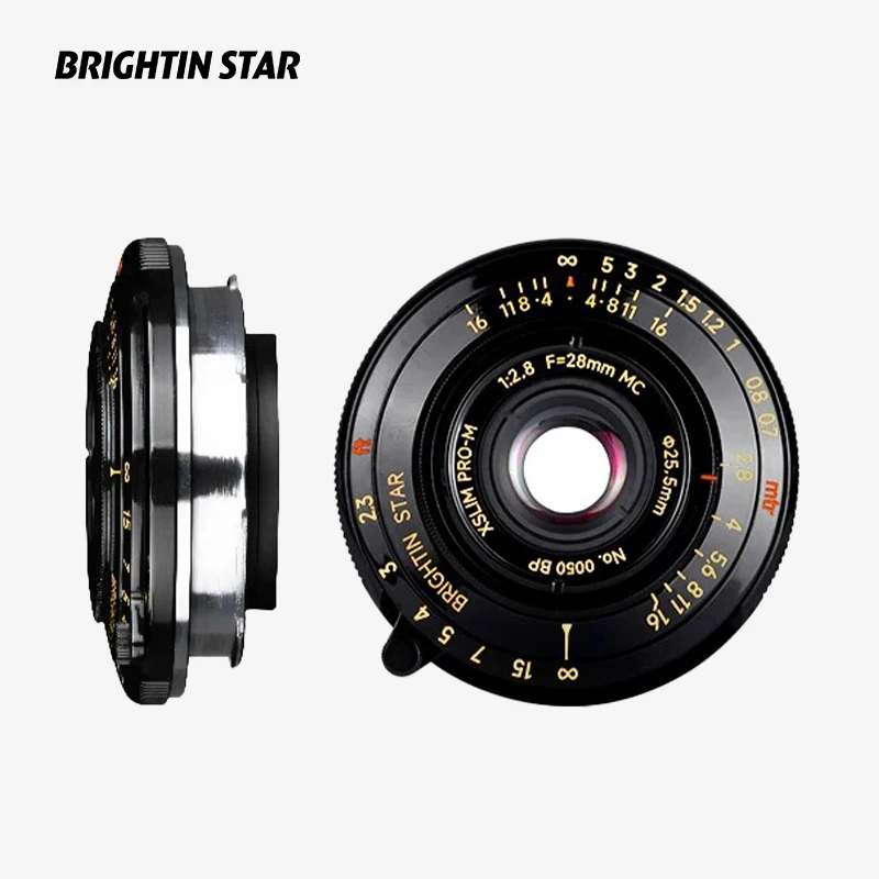 Brightin Star 28mm F2.8 Full Frame Mirrorless Camera Portrait Lens Leica M Bayonet M1 M2
Brightin Star 28mm F2.8 Full Frame Mirrorless Camera Portrait Lens Leica M Bayonet M1 M2