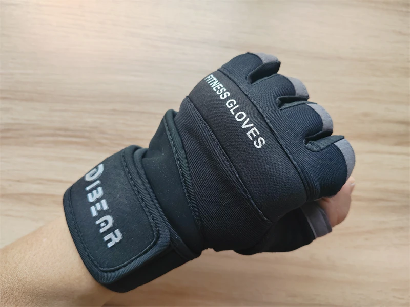 Gym Gloves Bodybuilding Powerlifting Dumbbell Pull Ups Workout Fitness Gloves Strength Training Gym Accessories S31a6167b89ad4ef8ab8fa58540923f77Z