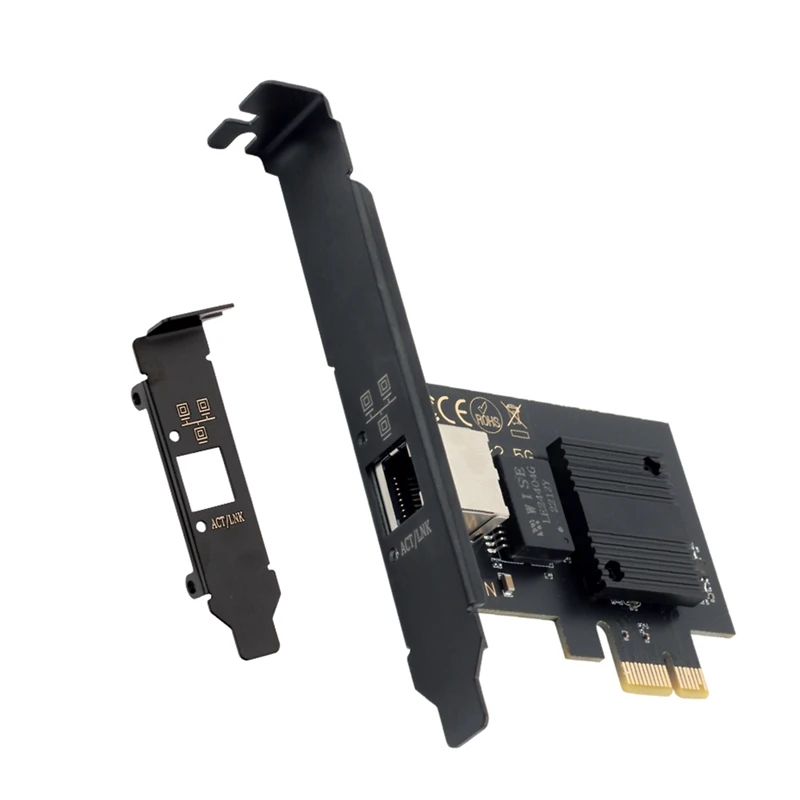Сетевая карта RJ45 I226, 2500 Мбит/с, 2,5G Gigabit Ethernet, 100/1000/2500 Мбит/с, игровая сетевая карта для настольного компьютера
Сетевая карта RJ45 I226, 2500 Мбит/с, 2,5G Gigabit Ethernet, 100/1000/2500 Мбит/с, игровая сетевая карта для настольного компьютера