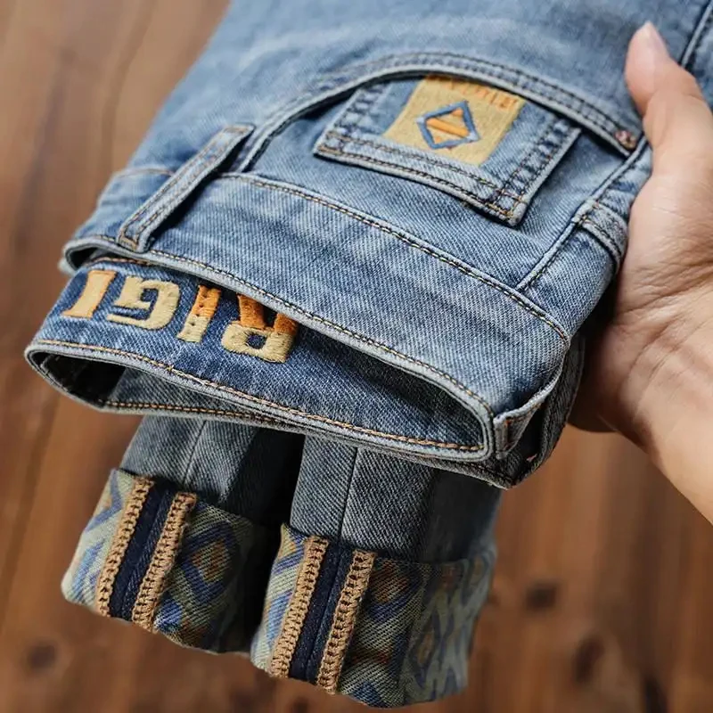 New Summer Arrival 2026 Men's Blue Embroidered Pattern Jeans, Thin, Stretch, Slim Fit, Latest Trend Style, Denim
New Summer Arrival 2026 Men's Blue Embroidered Pattern Jeans, Thin, Stretch, Slim Fit, Latest Trend Style, Denim