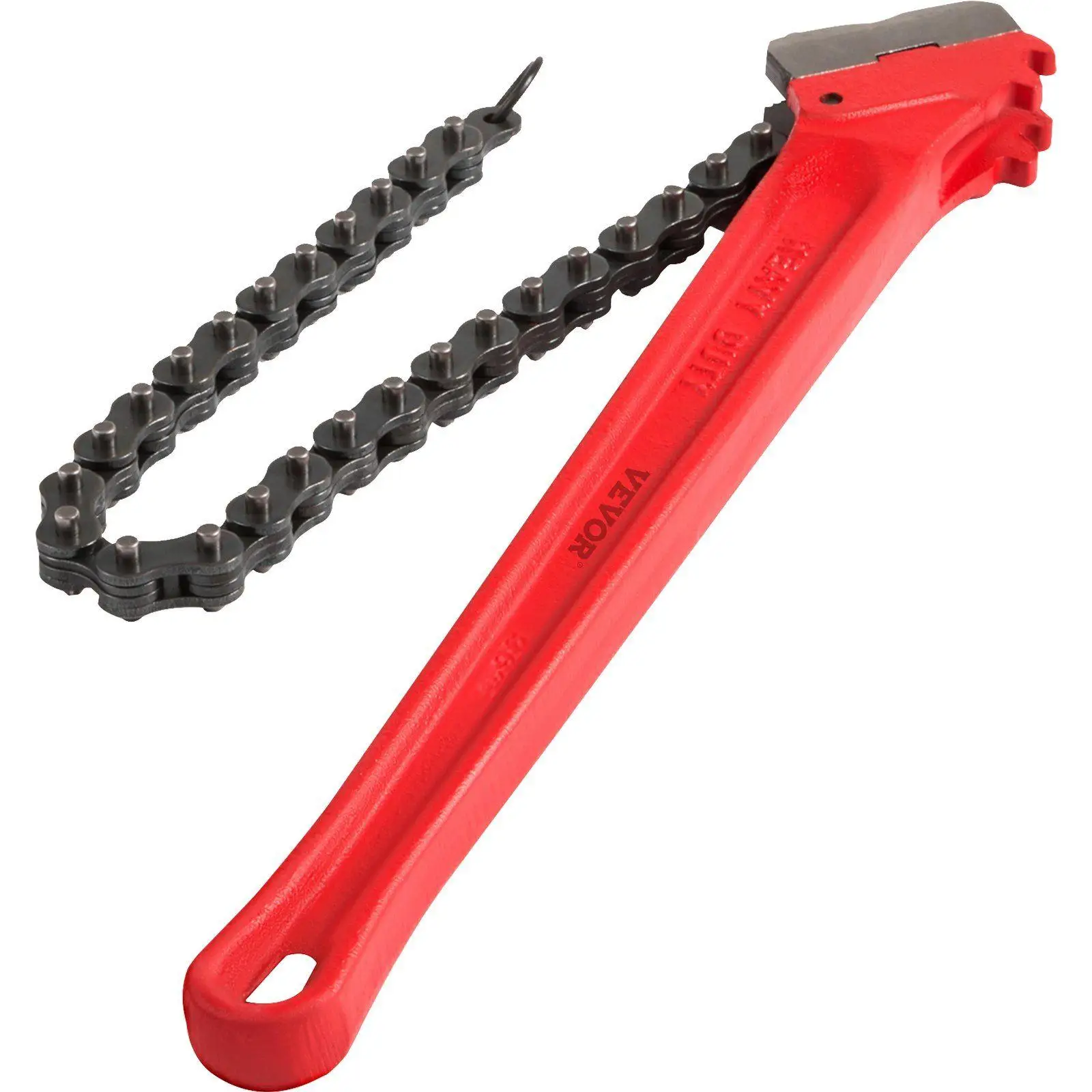 36in Chain Pipe Wrench 7-1/2in Jaw Opening High-Carbon Steel Frame 30in Slip-Resistant Chain Red Handle Efficient Grip
36in Chain Pipe Wrench 7-1/2in Jaw Opening High-Carbon Steel Frame 30in Slip-Resistant Chain Red Handle Efficient Grip