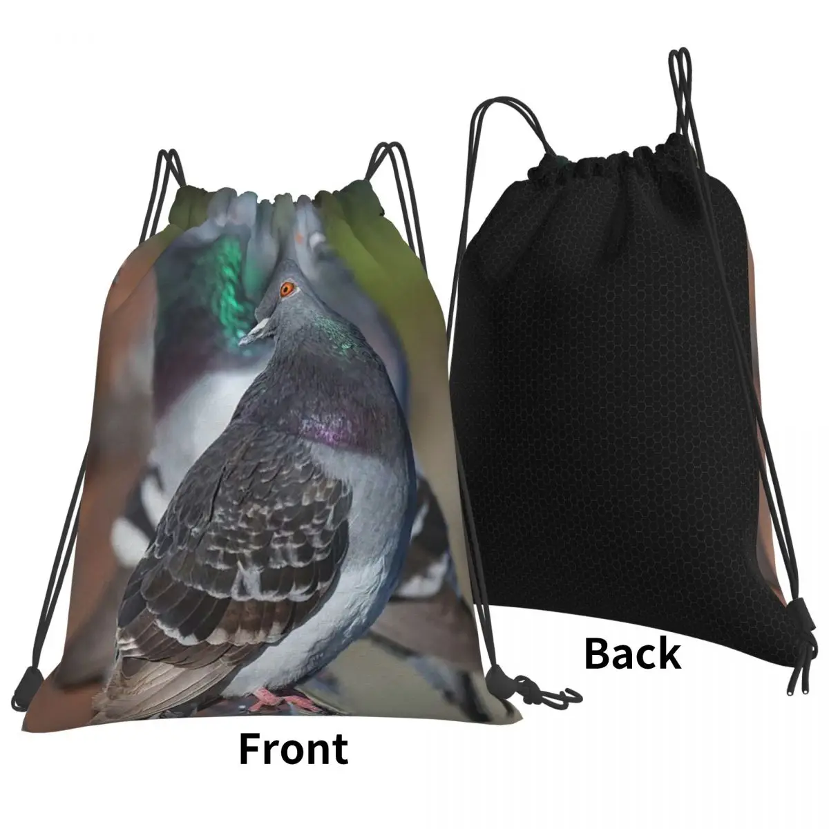 Gray Pigeons Backpacks Portable Drawstring Bags Sports Bag Book Bags for Travel School
Gray Pigeons Backpacks Portable Drawstring Bags Sports Bag Book Bags for Travel School