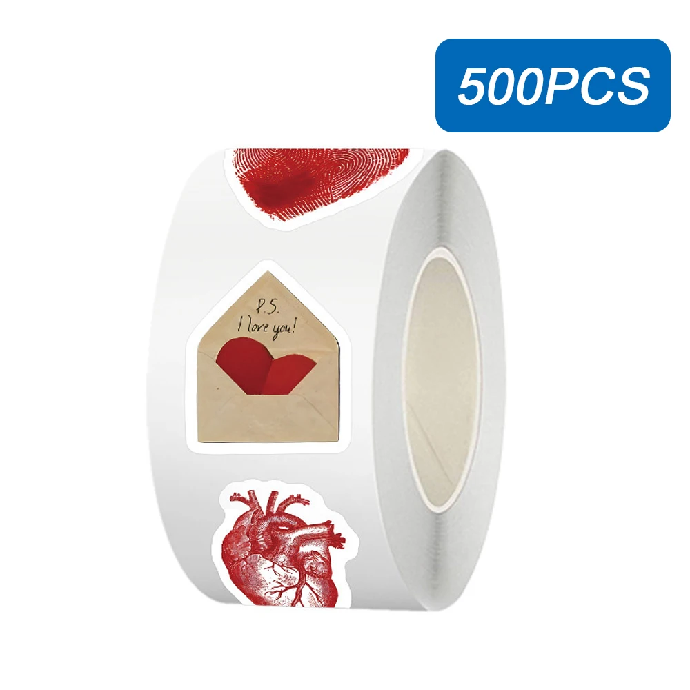 500pcs/roll Retro Red Valentine's Day Sealing Stickers Cartoon Graffiti Sticker Decoration Notebook Suitcase Phone Decals Gifts
500pcs/roll Retro Red Valentine's Day Sealing Stickers Cartoon Graffiti Sticker Decoration Notebook Suitcase Phone Decals Gifts