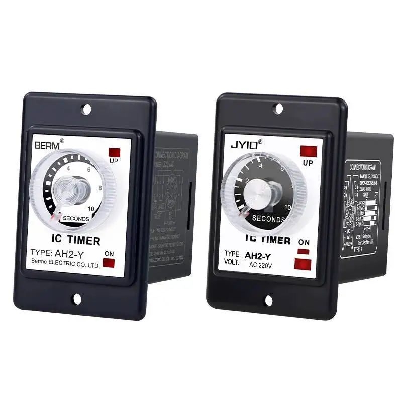 AH2-Y Тип указателя Реле таймера задержки DC12V DC24V AC220V Реле времени задержки включения 8Pin с базой 1S 10S 30S 60S 10M 30M 60M
AH2-Y Тип указателя Реле таймера задержки DC12V DC24V AC220V Реле времени задержки включения 8Pin с базой 1S 10S 30S 60S 10M 30M 60M