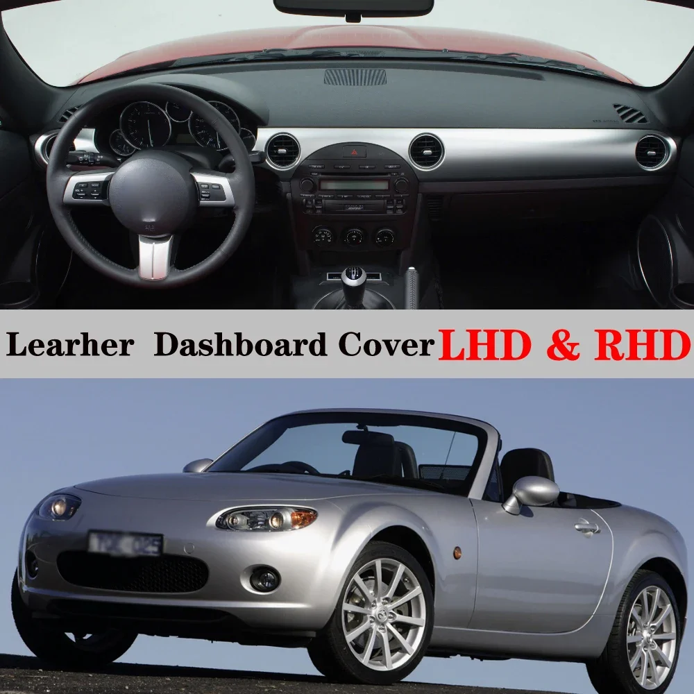 Dashboard Dash Mat Cover PU Leather Pad Sunshade Anti-UV Carpet Car Accessories For Mazda Mx5 Nc G3 2005 2006 2007 2008 - 2015
Dashboard Dash Mat Cover PU Leather Pad Sunshade Anti-UV Carpet Car Accessories For Mazda Mx5 Nc G3 2005 2006 2007 2008 - 2015