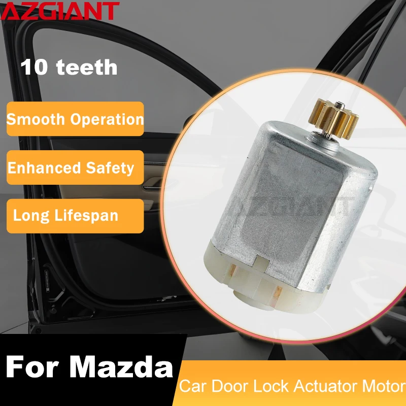 AZGIANT 1pc 10 teeth Door Lock Actuator Latch Motor Mechanism for 2000-2003 Mazda Protege5 carbon brush Replacement Part
AZGIANT 1pc 10 teeth Door Lock Actuator Latch Motor Mechanism for 2000-2003 Mazda Protege5 carbon brush Replacement Part