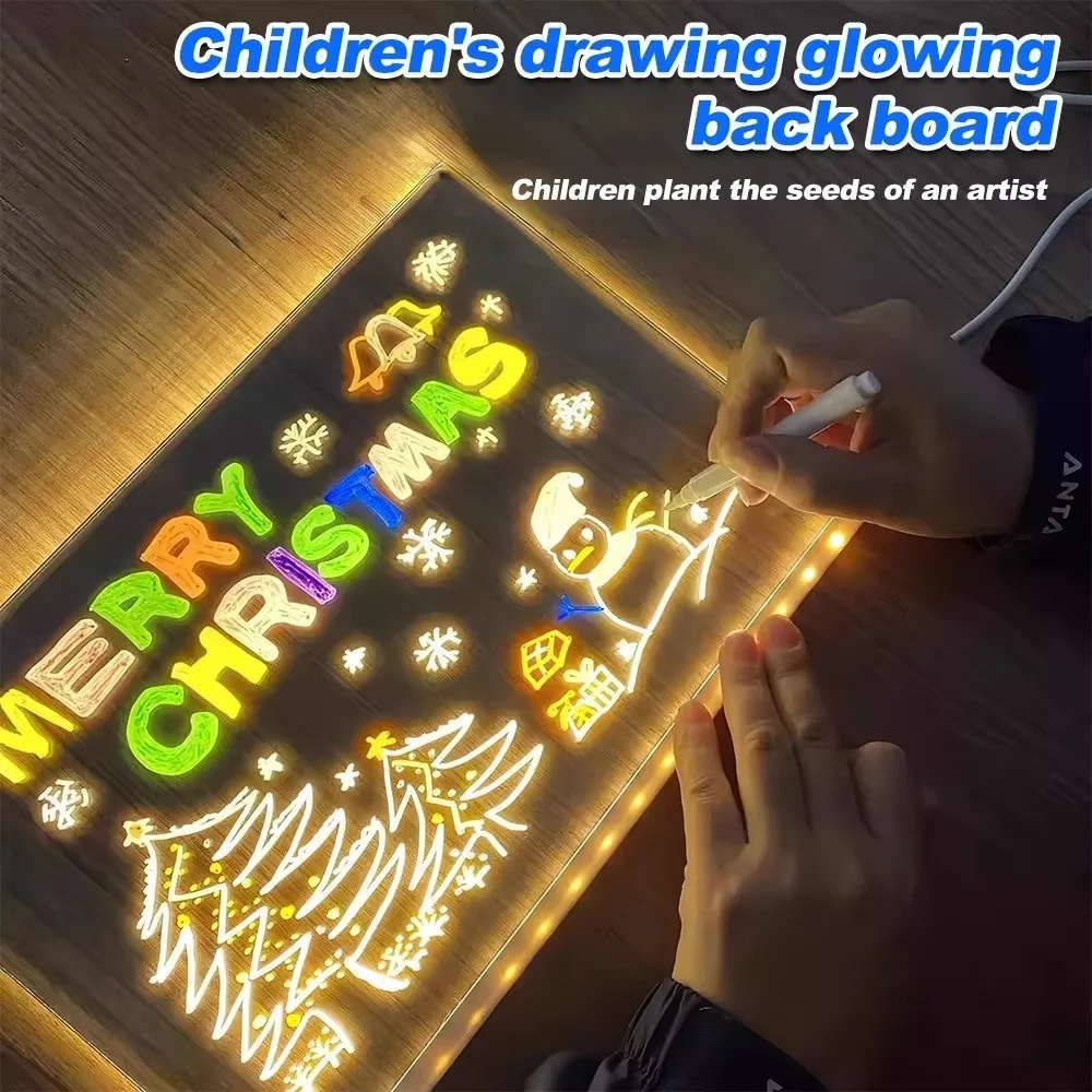 Подарки стираемая акриловая доска для заметок с ночником, прозрачная доска для заметок с цветами, регулируемые детские доски для рисования
Подарки стираемая акриловая доска для заметок с ночником, прозрачная доска для заметок с цветами, регулируемые детские доски для рисования