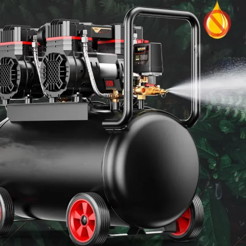 Small Air Compressor Oil-free Silent Air Pump High Pressure Industrial Compressor Portable Woodworking Air Pump
Small Air Compressor Oil-free Silent Air Pump High Pressure Industrial Compressor Portable Woodworking Air Pump