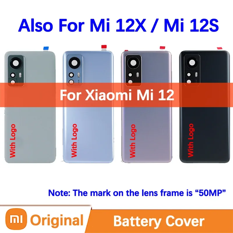 Replace Rear Battery Back Cover Door Housing For Xiaomi Mi 12 12X 12S Parts Shell Replacement 2201123G 2201123C Mobile
Replace Rear Battery Back Cover Door Housing For Xiaomi Mi 12 12X 12S Parts Shell Replacement 2201123G 2201123C Mobile