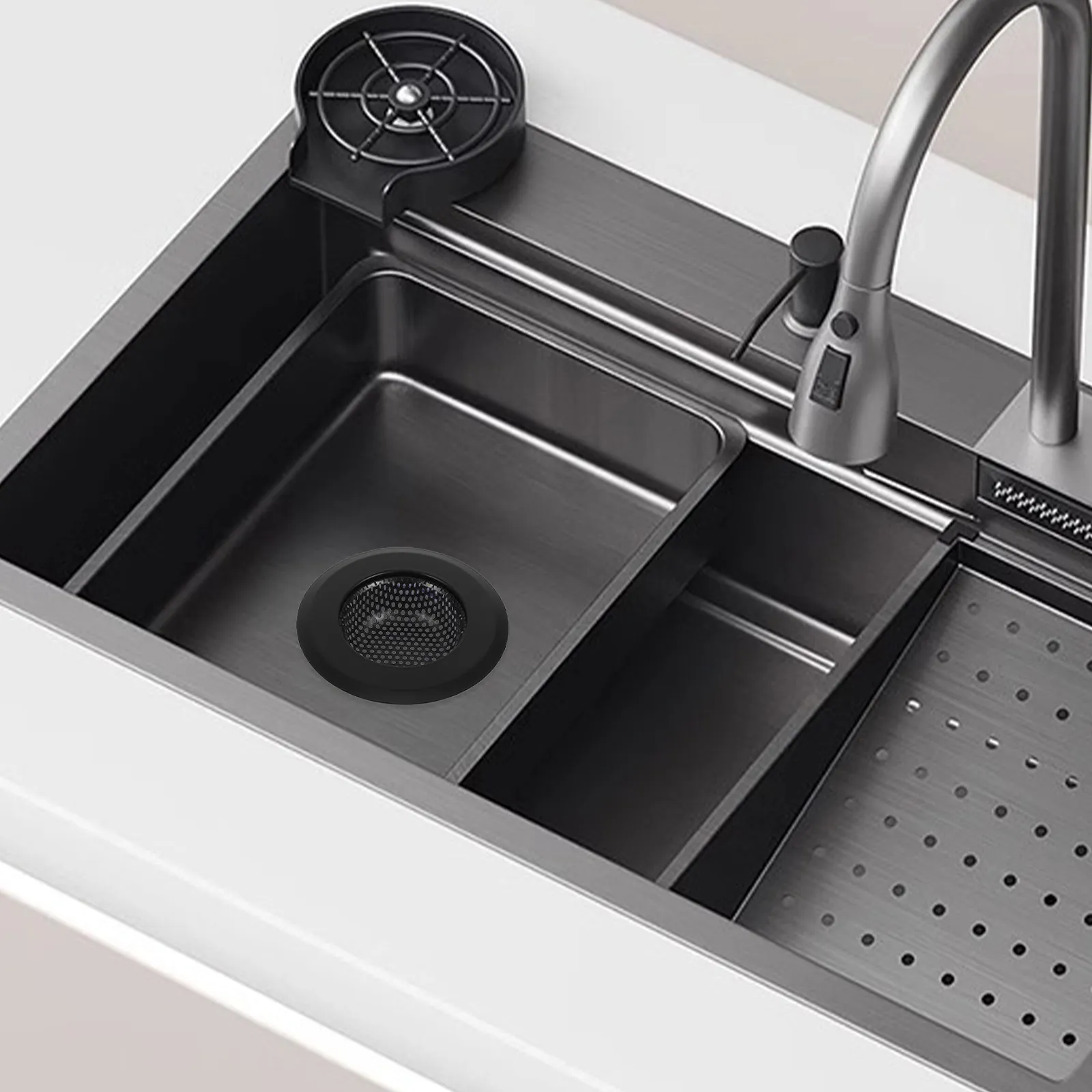 2Pcs Kitchen Sink Filter Strainer Stainless Steel Drain Basket High Durability for Easy Cleaning and Clog Prevention
2Pcs Kitchen Sink Filter Strainer Stainless Steel Drain Basket High Durability for Easy Cleaning and Clog Prevention