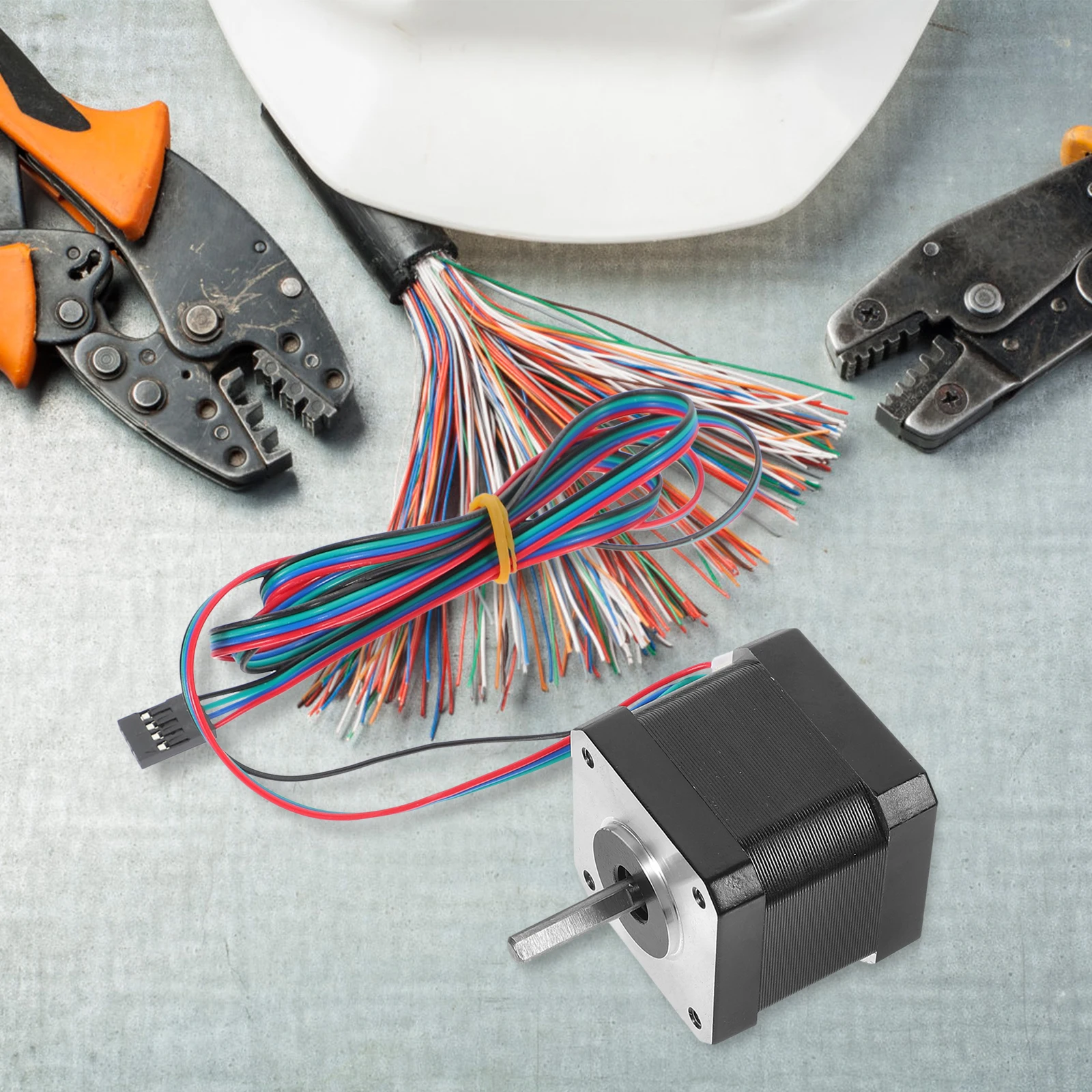 High Torque Bipolar Stepper Motor 92Oz.In 65Ncm 2.1A 3D Printer Extruder Motor For 17 1.8 Degree Step Printing
High Torque Bipolar Stepper Motor 92Oz.In 65Ncm 2.1A 3D Printer Extruder Motor For 17 1.8 Degree Step Printing