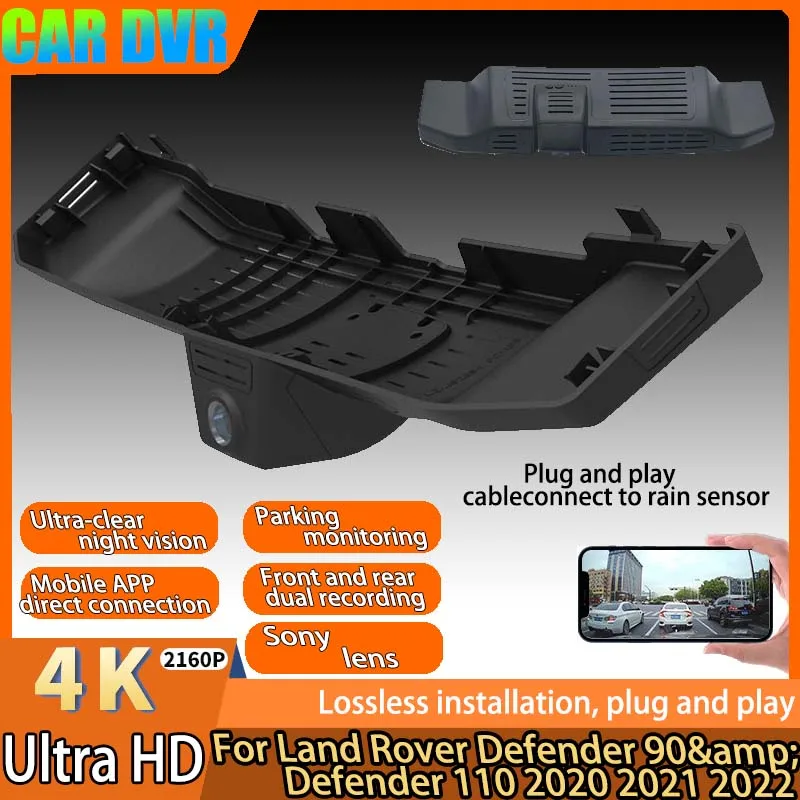 For LandRoverDefender 90&Defender 110 2020 2021 2022 4K Plug And Play Easy installation Wifi Car DVR Dash Cam Control By APP
For LandRoverDefender 90&Defender 110 2020 2021 2022 4K Plug And Play Easy installation Wifi Car DVR Dash Cam Control By APP