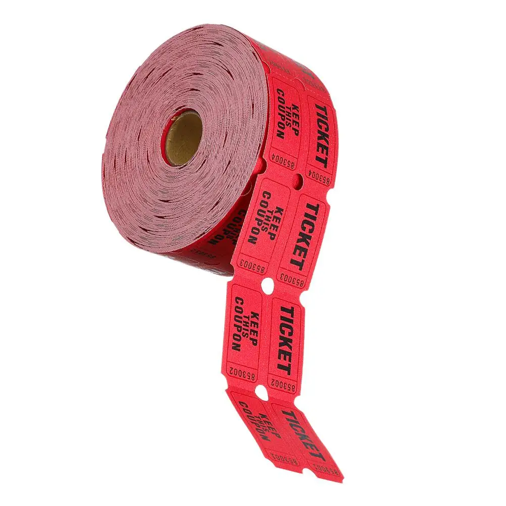 2000pc Raffle Tickets Roll Vouchers for Events Carnivals Party School Dances Storage Practical Rewards Satisfaction
2000pc Raffle Tickets Roll Vouchers for Events Carnivals Party School Dances Storage Practical Rewards Satisfaction