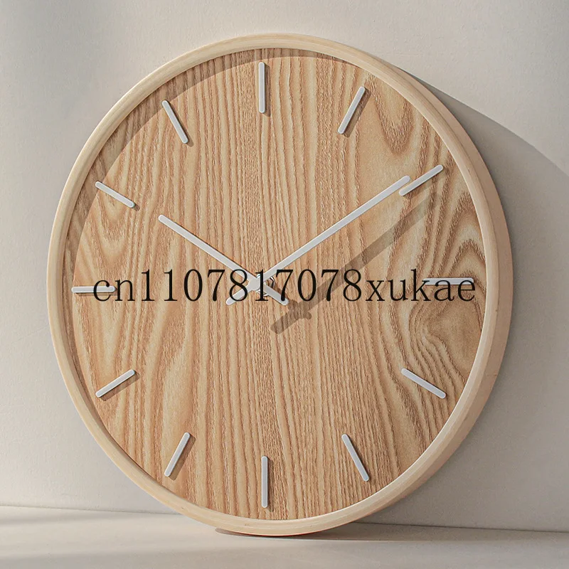 Japanese Silent Wall Clock Living Room Bedroom Simple Modern Decoration Home Wall Watch Wooden Quartz Clock, South Korea MJK
Japanese Silent Wall Clock Living Room Bedroom Simple Modern Decoration Home Wall Watch Wooden Quartz Clock, South Korea MJK