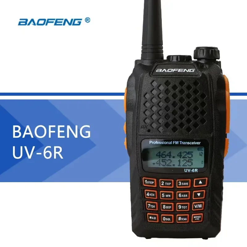 Baofeng UV6R Профессиональная рация двусторонняя радиостанция VHF UHF LED VOX Отель Путешествия Открытый Кемпинг Беспроводная связь FM
Baofeng UV6R Профессиональная рация двусторонняя радиостанция VHF UHF LED VOX Отель Путешествия Открытый Кемпинг Беспроводная связь FM