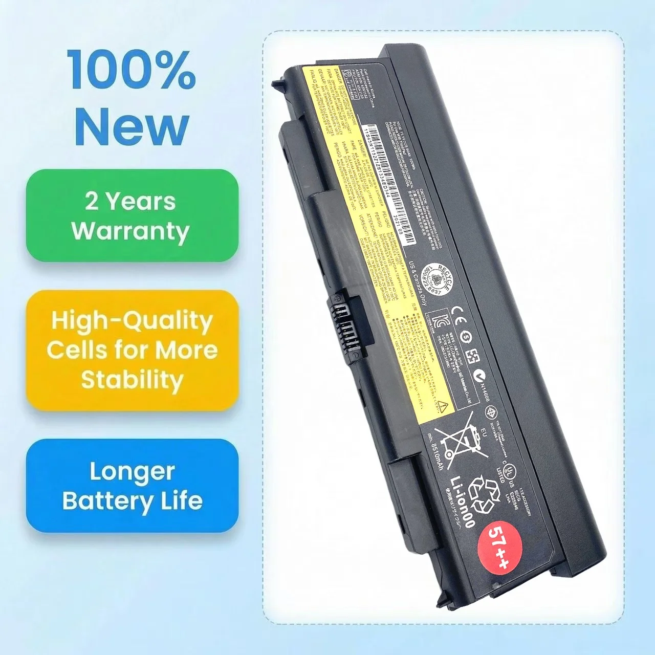 New 45N1152 45N1153 57++57Wh/100Wh Laptop Battery For Lenovo Thinkpad W540 T540P T440P L440 L540 45N1146 45N1147 45N1158 45N1144
New 45N1152 45N1153 57++57Wh/100Wh Laptop Battery For Lenovo Thinkpad W540 T540P T440P L440 L540 45N1146 45N1147 45N1158 45N1144