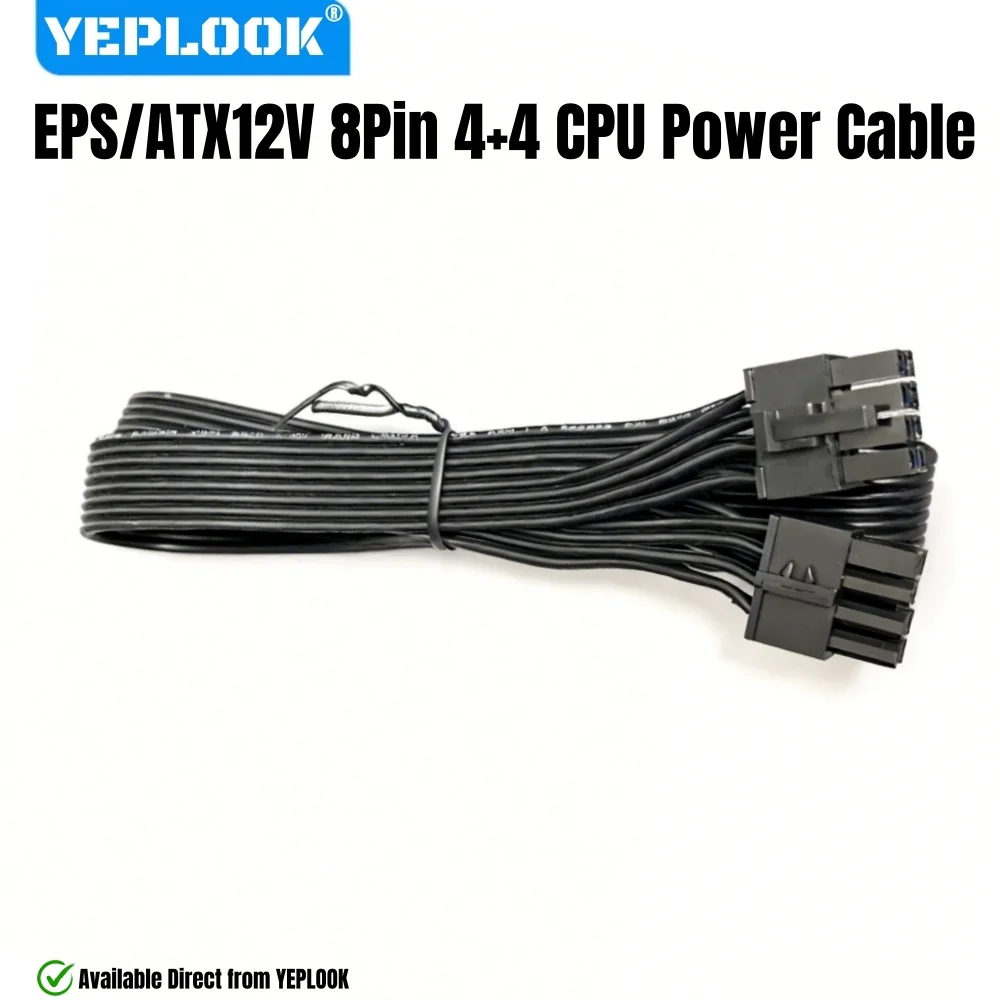 YEPLOOK EPS/ATX12V 8Pin 4+4 CPU Power Cable for Corsair RMi RMx RMe AXi HX HXi RM CS-M CX-M TX-M SF Type3 & Type4 Modular Powers
YEPLOOK EPS/ATX12V 8Pin 4+4 CPU Power Cable for Corsair RMi RMx RMe AXi HX HXi RM CS-M CX-M TX-M SF Type3 & Type4 Modular Powers