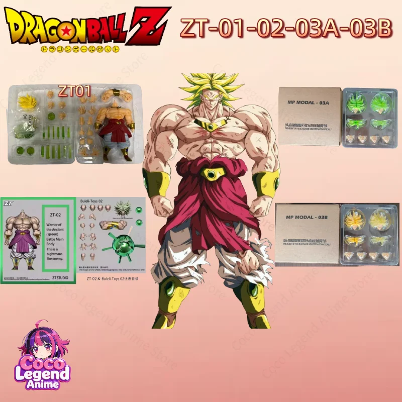 В наличии: Коллекционная фигурка ZT Studio Dragon Ball Z Super Saiyan Broly 01 02 Ancient Warrior и набор аксессуаров 03A B
В наличии: Коллекционная фигурка ZT Studio Dragon Ball Z Super Saiyan Broly 01 02 Ancient Warrior и набор аксессуаров 03A B