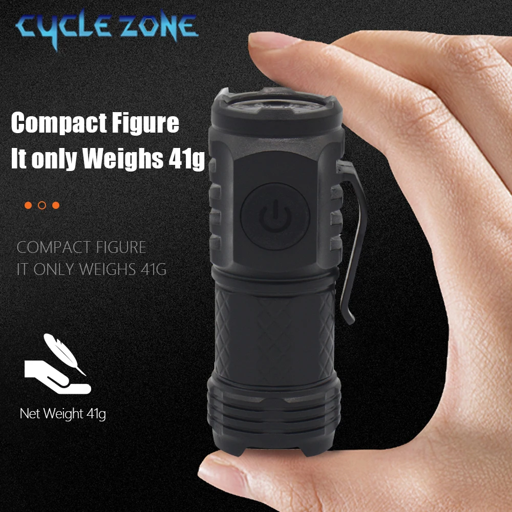 3 LED Mini Flashlight Torch Type-C Rechargeable Handheld Flashlight 5 Light Modes Camping Light ABS with Pen Clip Hiking Lamp
3 LED Mini Flashlight Torch Type-C Rechargeable Handheld Flashlight 5 Light Modes Camping Light ABS with Pen Clip Hiking Lamp