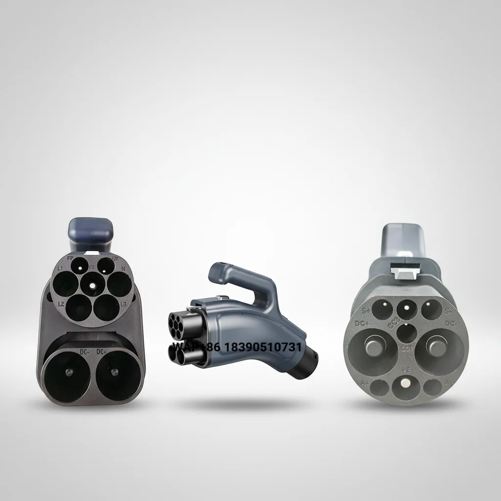 Adapter CCS2 to GBT Adapter DC BYD Adapter 250A GB/T EV Chinese Standard Car CCS2 Charger to Chinese EV
Adapter CCS2 to GBT Adapter DC BYD Adapter 250A GB/T EV Chinese Standard Car CCS2 Charger to Chinese EV
