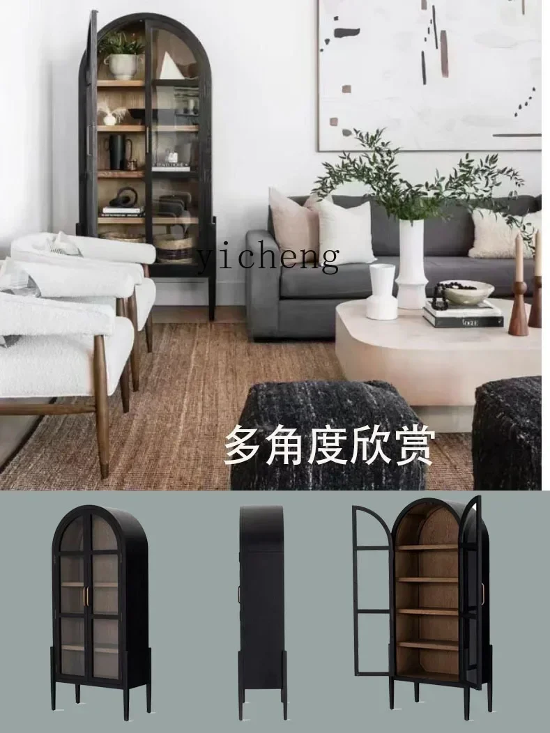 XL Living Room Bookcase Solid Wood French Retro Locker Sideboard Wine Cabinet Arch
XL Living Room Bookcase Solid Wood French Retro Locker Sideboard Wine Cabinet Arch