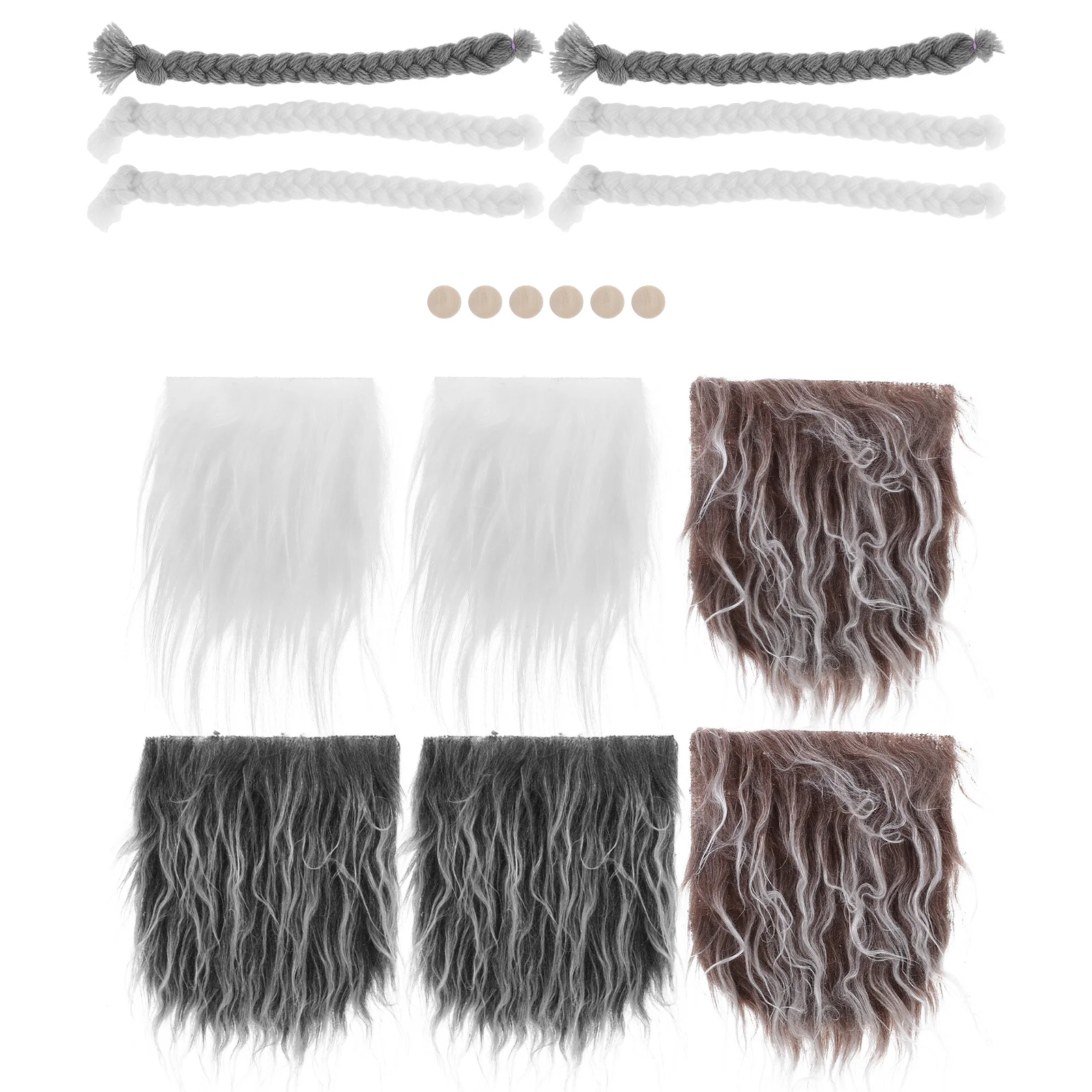 1Set Gnome Crafting Supplies Precut Faux Beards Wood Bead Nose Braids Xmas Christmas Decoration DIY Home Party Favors
1Set Gnome Crafting Supplies Precut Faux Beards Wood Bead Nose Braids Xmas Christmas Decoration DIY Home Party Favors