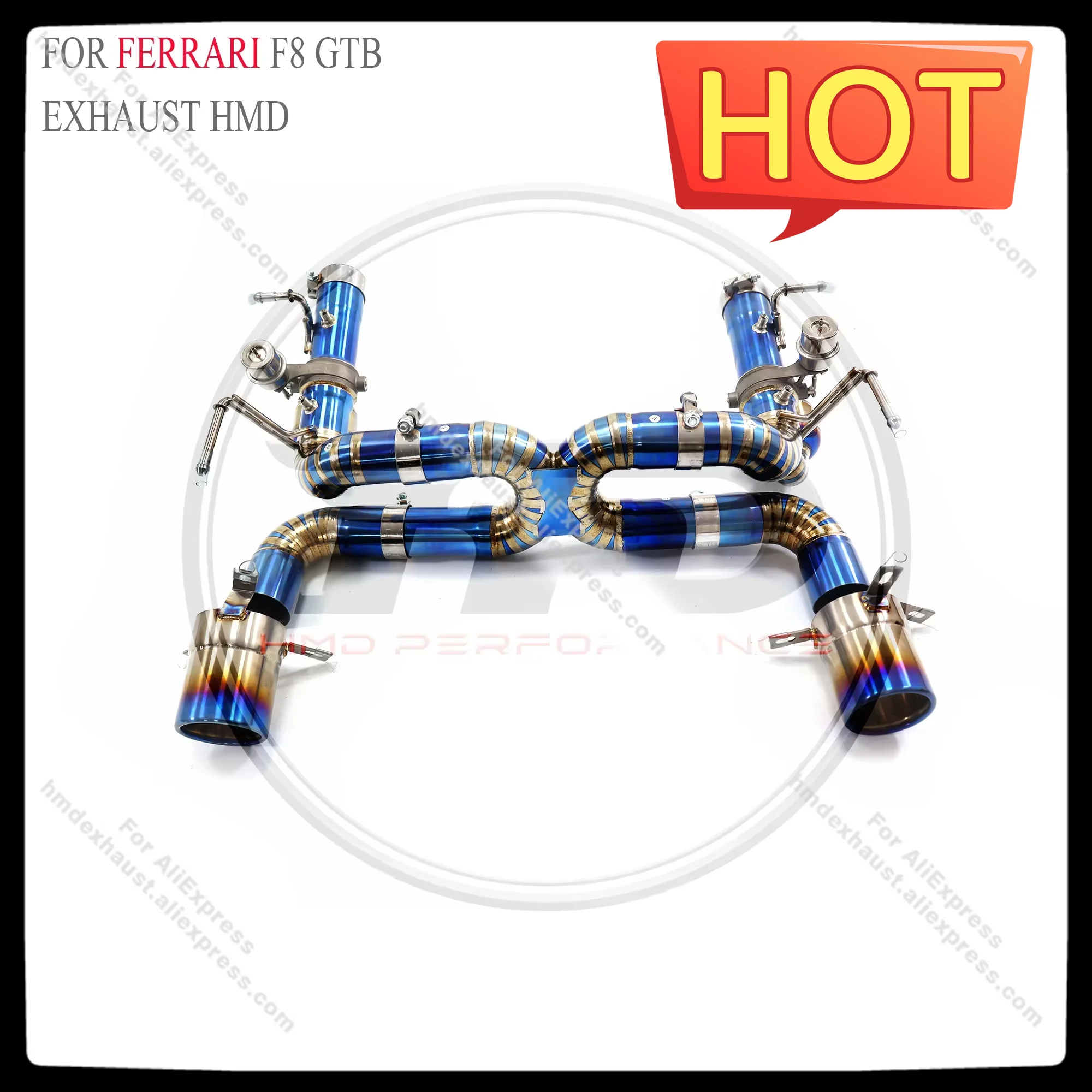 HMD Titanium Exhaust System Performance Catback for With Valve And Tips
HMD Titanium Exhaust System Performance Catback for With Valve And Tips