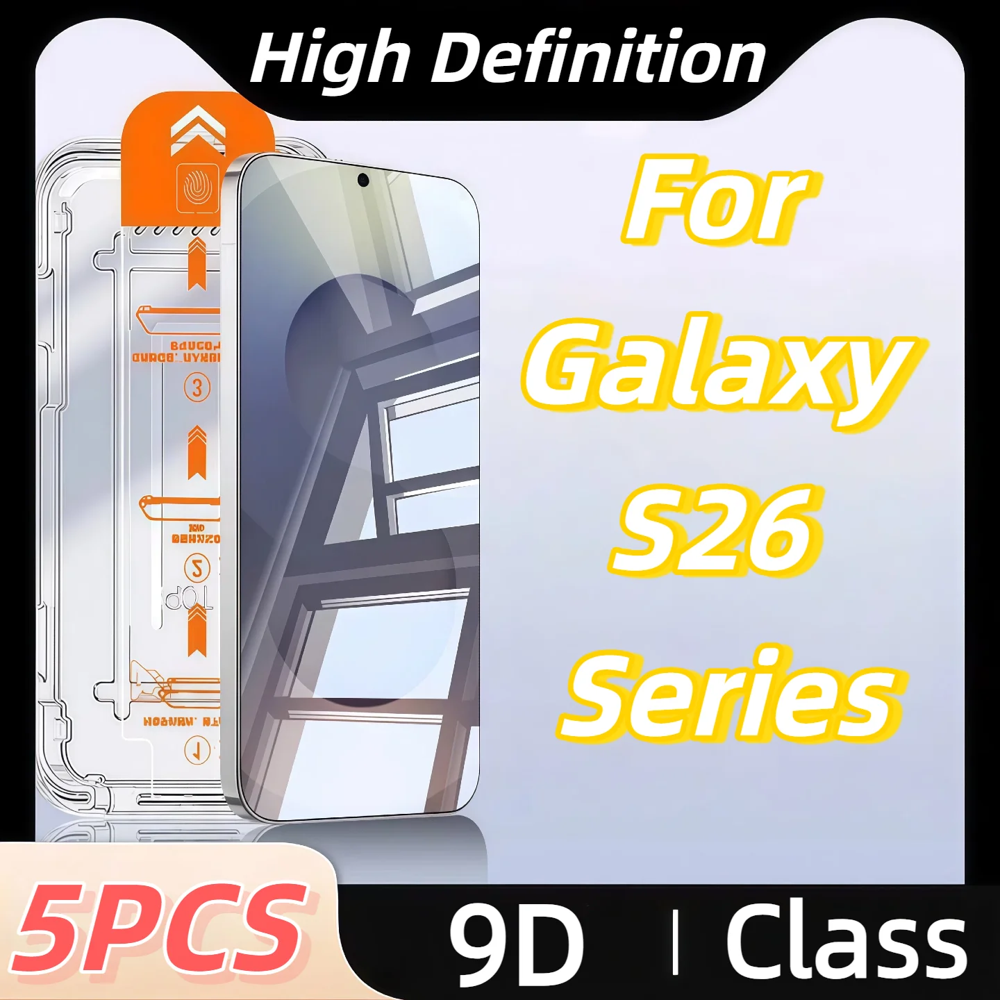 5PCS HD Tempered Glass Screen Protector for Galaxy S26/S26 Plus/S26 Ultra - 9H Hardness Dust-Free Bubble-Free Protection
5PCS HD Tempered Glass Screen Protector for Galaxy S26/S26 Plus/S26 Ultra - 9H Hardness Dust-Free Bubble-Free Protection