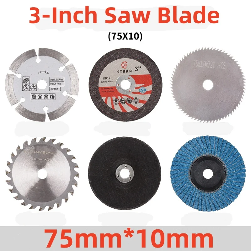 Мини-3-дюймовая угловая шлифовальная машина, режущее полотно 75 мм, пильное полотно, керамическая плитка, дерево, металл, шлифовальный круг, шлифовальное полотно 10 мм inne
Мини-3-дюймовая угловая шлифовальная машина, режущее полотно 75 мм, пильное полотно, керамическая плитка, дерево, металл, шлифовальный круг, шлифовальное полотно 10 мм inne