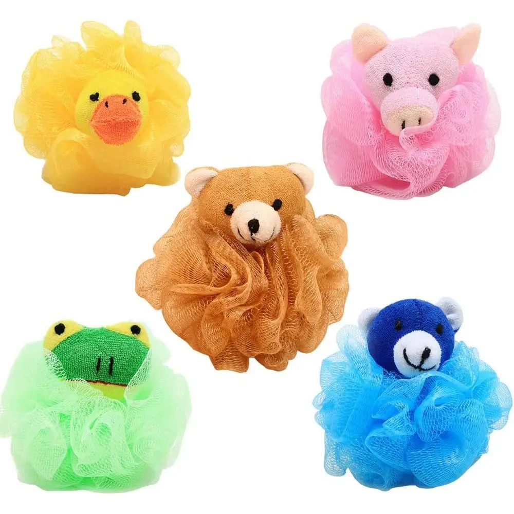 5-Piece Adorable Mesh Bath Sponge Set for Exfoliating Shower and Body Scrub
5-Piece Adorable Mesh Bath Sponge Set for Exfoliating Shower and Body Scrub