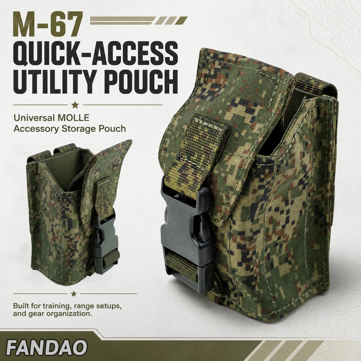 Tactical EMR Camo MOLLE Utility Pouch Russian Army Style Modular Gear Storage Bag for Airsoft Hunting Military Vest Belt
Tactical EMR Camo MOLLE Utility Pouch Russian Army Style Modular Gear Storage Bag for Airsoft Hunting Military Vest Belt