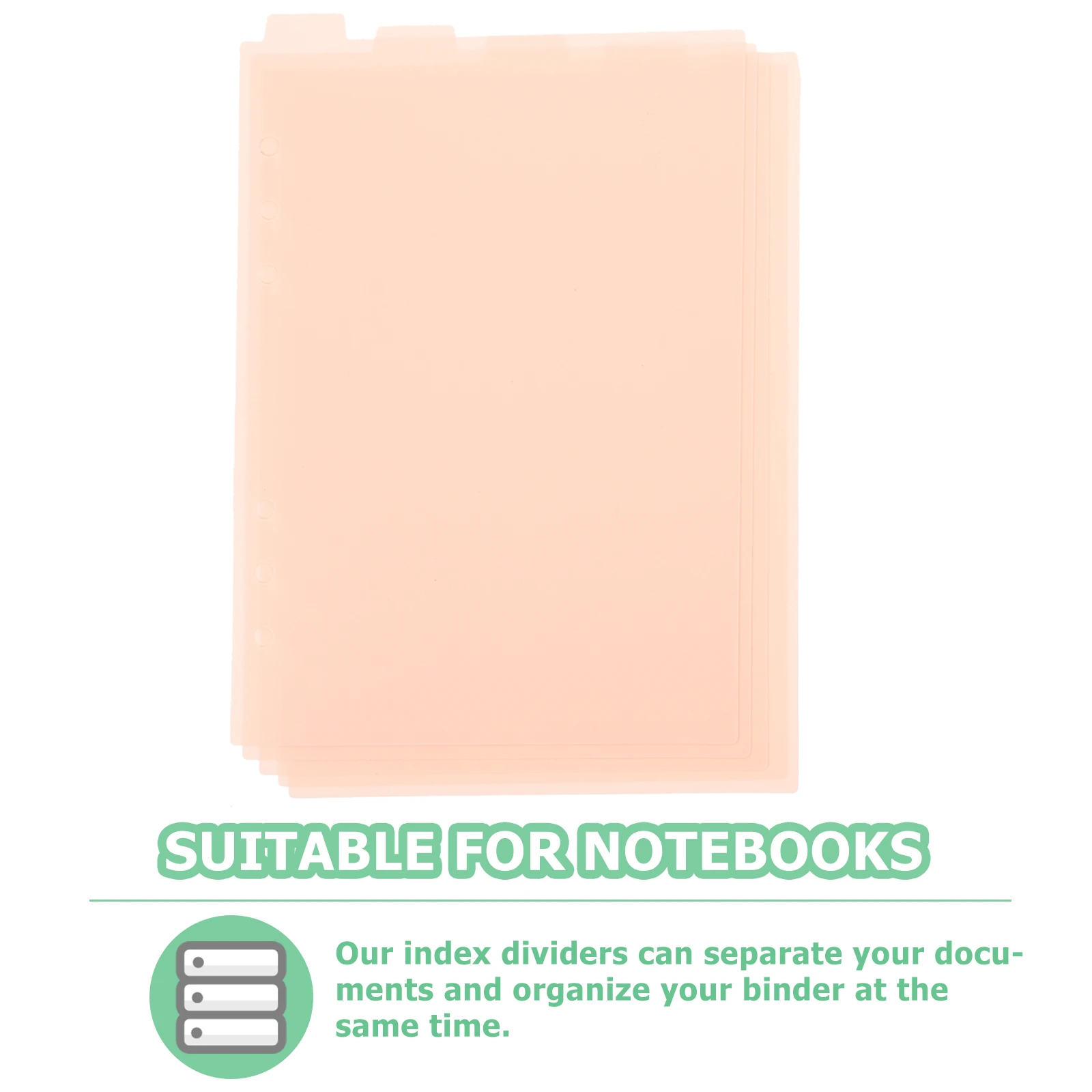 6pcs Separator Paper 8 Tab Binder Dividers Plastic for Notebook Page Dividers For 6 Ring Binder With Tabs School Office
6pcs Separator Paper 8 Tab Binder Dividers Plastic for Notebook Page Dividers For 6 Ring Binder With Tabs School Office