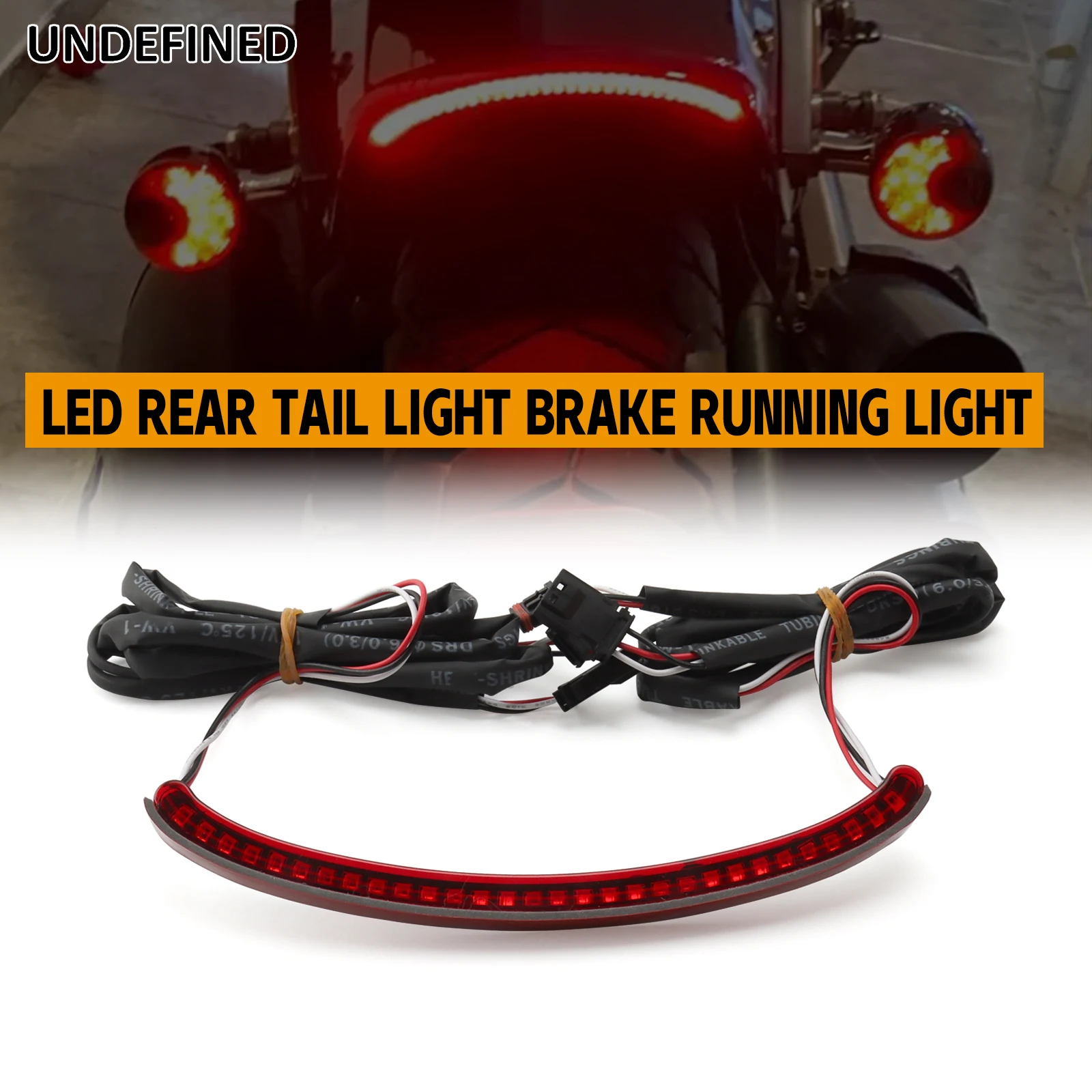Motorcycle Red LED Rear Tail Light Brake Running Light ABS Plastic For Harley Softail Fat Bob FXFBS 114 FXFB 107 2018-2024
Motorcycle Red LED Rear Tail Light Brake Running Light ABS Plastic For Harley Softail Fat Bob FXFBS 114 FXFB 107 2018-2024