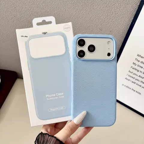 Original Tech Woven for Magsafe Case for Iphone 18 17 16 15 Plus 14 13 12 11 Pro Max TechWoven Magnetic Wireless Charging Cover