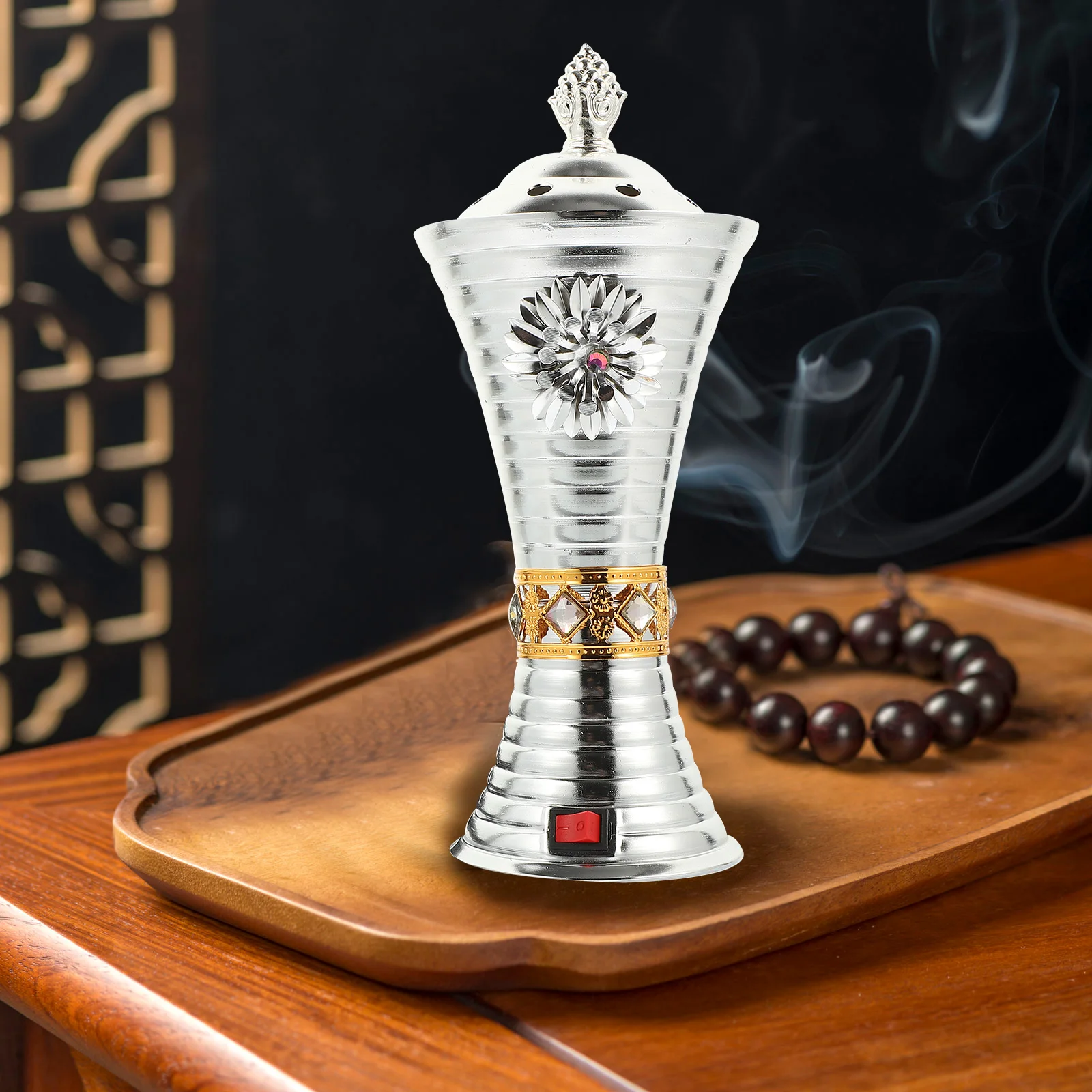 Air Purifying Incense Burner Censer Decor Middle East Aromatherapy Iron Comfortable Atmosphere Easy to Use 
Air Purifying Incense Burner Censer Decor Middle East Aromatherapy Iron Comfortable Atmosphere Easy to Use
