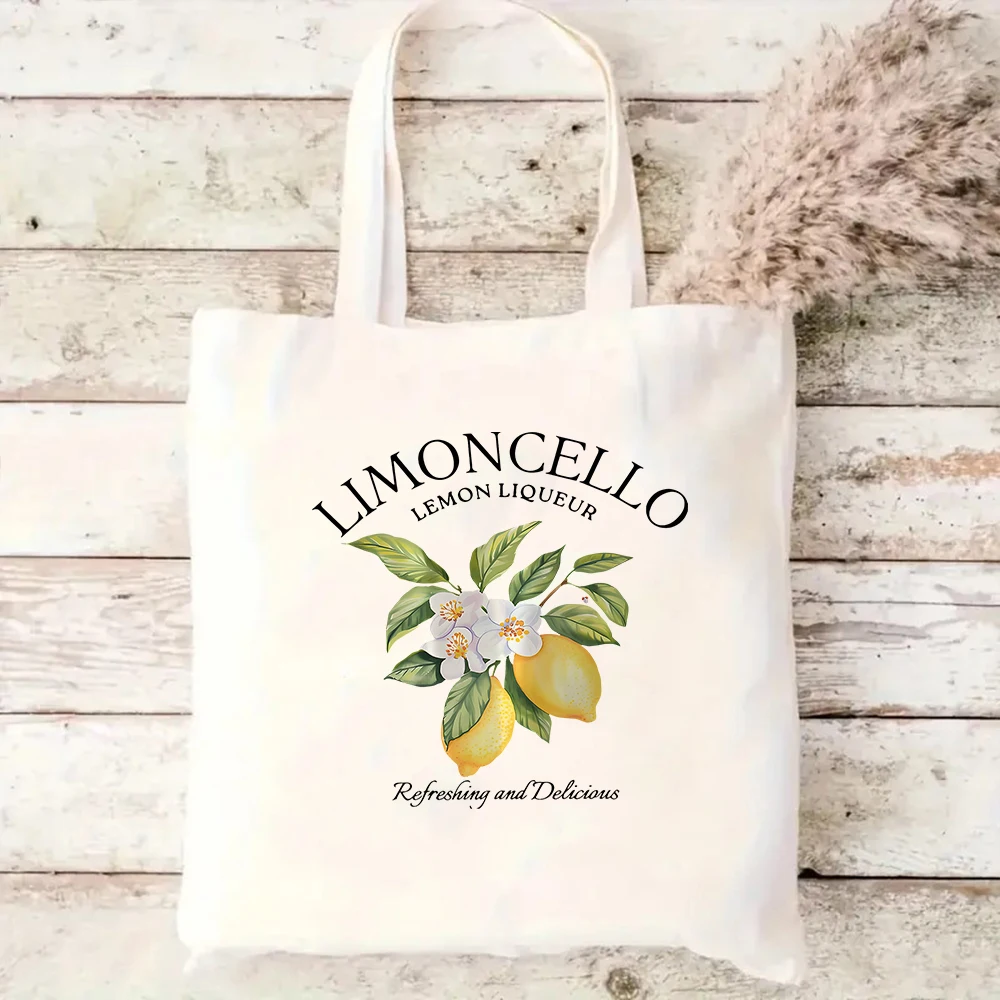 Limoncello Lemon Canvas Tote Bag Italy Inspired Shoulder Bag
Limoncello Lemon Canvas Tote Bag Italy Inspired Shoulder Bag