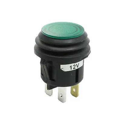 DC 12V 20A Зеленый свет Индикаторная лампа SPST Автомобильный кнопочный переключатель с плоским верхом
DC 12V 20A Зеленый свет Индикаторная лампа SPST Автомобильный кнопочный переключатель с плоским верхом