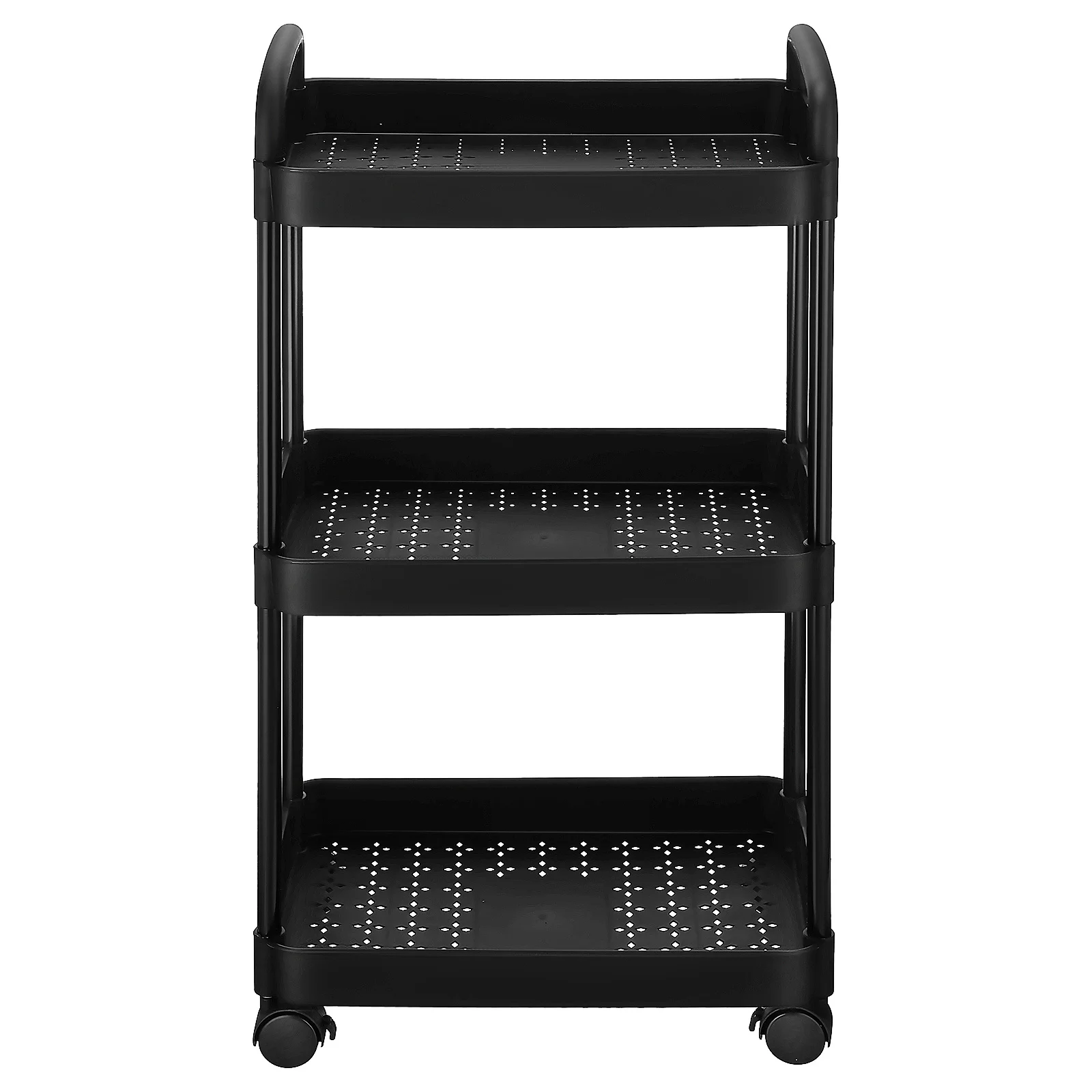 3 Tier Rolling Cart Portable Multi Layer Design Assemble Under Desk Bedside Organizer with Wheels
3 Tier Rolling Cart Portable Multi Layer Design Assemble Under Desk Bedside Organizer with Wheels
