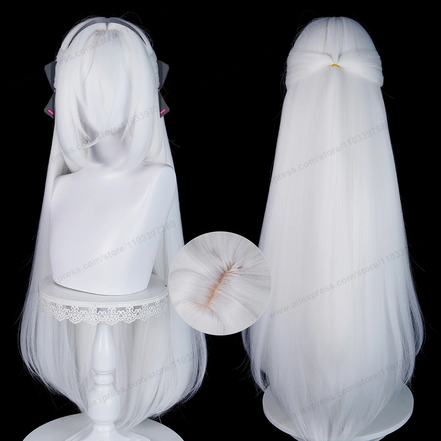 Kei Cosplay Wig 95cm Pure White Long Straight Woman Hair Anime Key Cosplay Wig Heat Resistant Puffy Yaki Synthetic Wigs
Kei Cosplay Wig 95cm Pure White Long Straight Woman Hair Anime Key Cosplay Wig Heat Resistant Puffy Yaki Synthetic Wigs