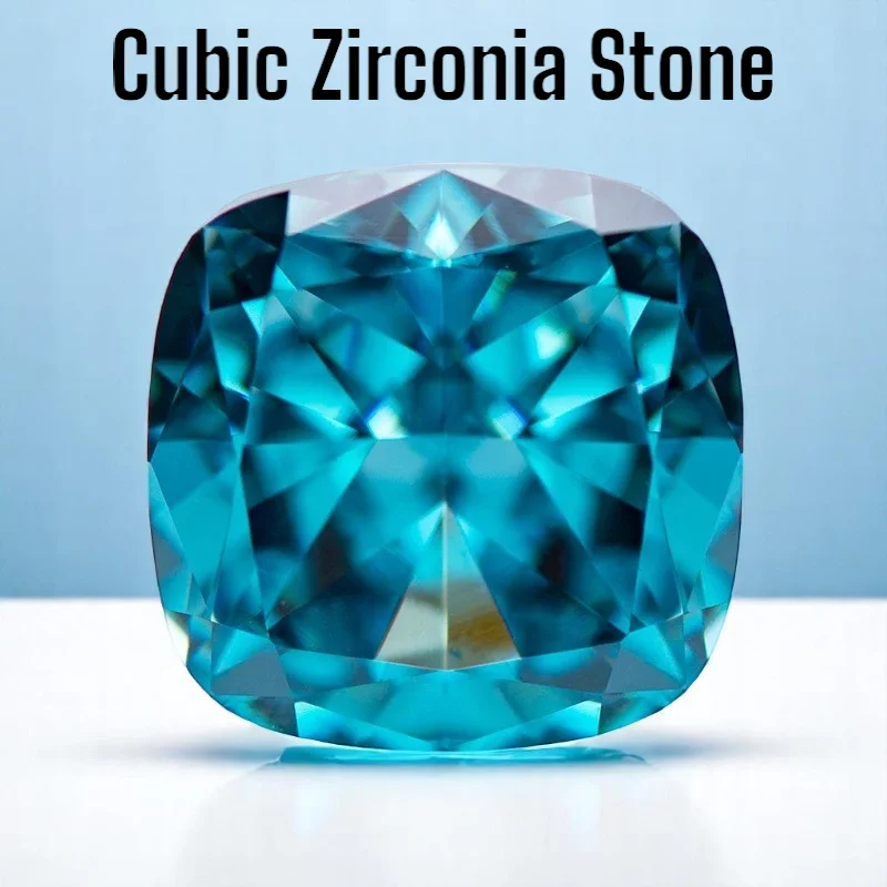 Cubic Zirconia Stone Aquamarine Color 5A Grade Cushion Shape 4k Crushed Ice Cut Lab Synthetic Cz Gems Extremely Shiny Quality
Cubic Zirconia Stone Aquamarine Color 5A Grade Cushion Shape 4k Crushed Ice Cut Lab Synthetic Cz Gems Extremely Shiny Quality