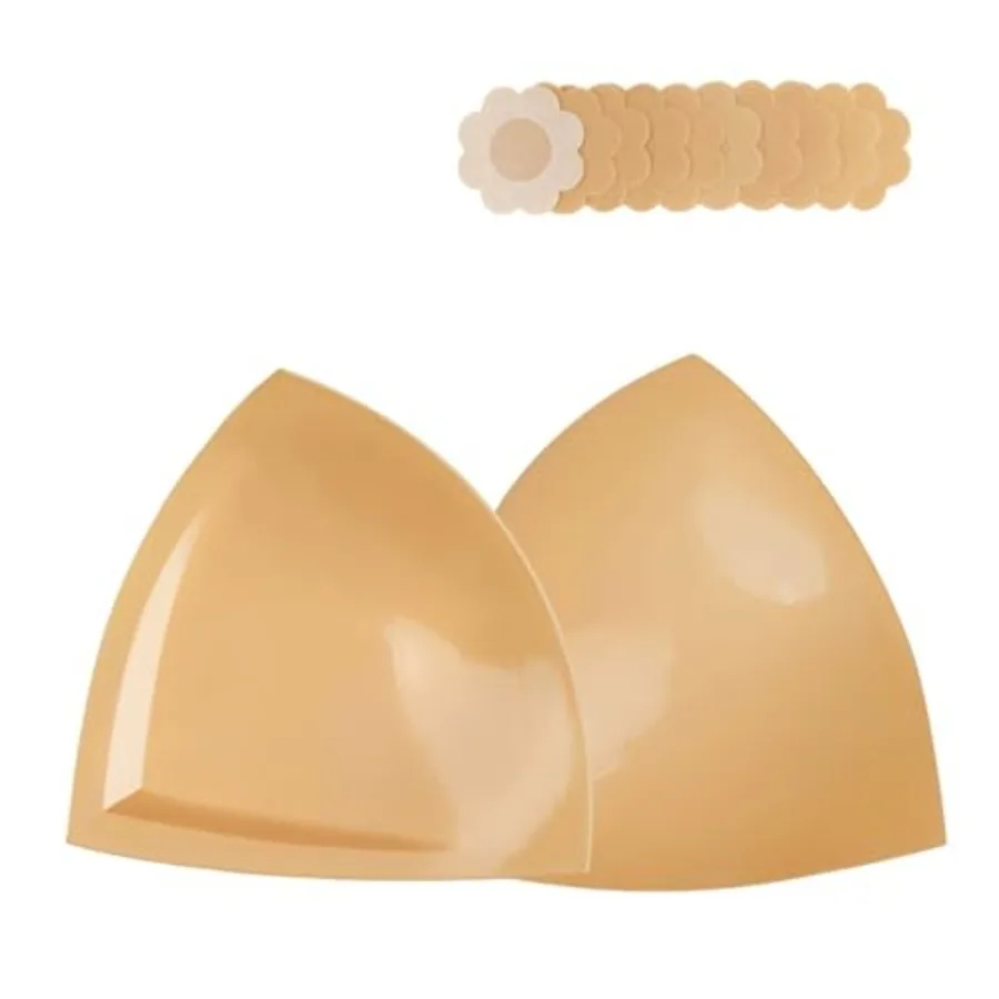 DEPOVOR Large Size Double-Sided Sticky Inserts Lightly Padded for D+ Cups, Reusable Adhesive Lifting Bras for Large Bust
DEPOVOR Large Size Double-Sided Sticky Inserts Lightly Padded for D+ Cups, Reusable Adhesive Lifting Bras for Large Bust