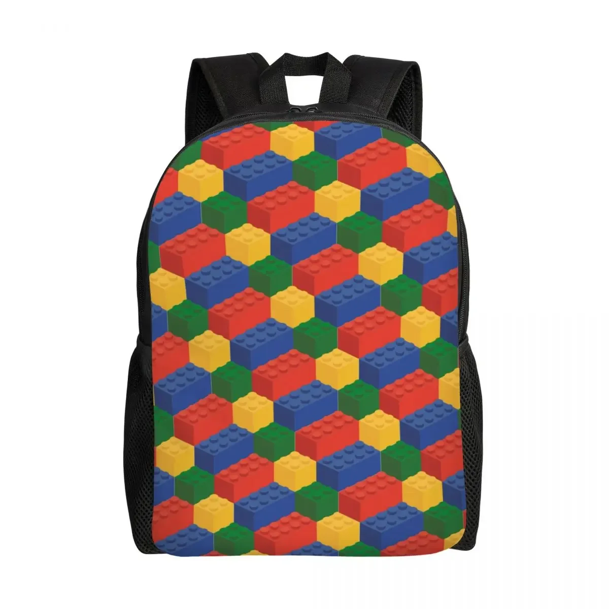 Personalized Colorful Building Plastic Brick Toy Blocks Patterns Backpack Men Women Basic Bookbag for College School Bags
Personalized Colorful Building Plastic Brick Toy Blocks Patterns Backpack Men Women Basic Bookbag for College School Bags