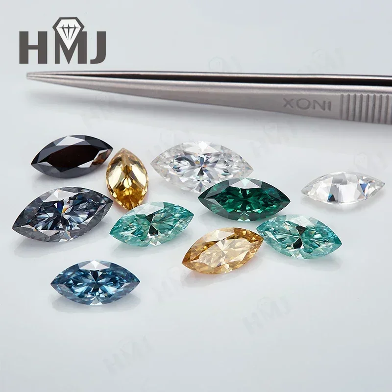 Loosse Moissanite Diamond Wholesale Price Multicolor Marquise Shape Lab Grown Charms Gemstone Making Engagement GRA Certificate
Loosse Moissanite Diamond Wholesale Price Multicolor Marquise Shape Lab Grown Charms Gemstone Making Engagement GRA Certificate