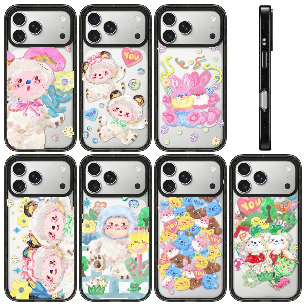 Rabbit Bear Graffiti 2.0 Acrylic Black Border Phone Cover for IPhone 12 13 14 15 16 17 Pro Max Case for IPhone 17 Air
Rabbit Bear Graffiti 2.0 Acrylic Black Border Phone Cover for IPhone 12 13 14 15 16 17 Pro Max Case for IPhone 17 Air