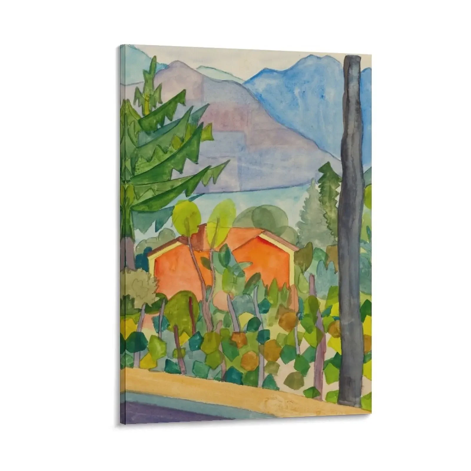 Hermann Hesse - Red House (Rotes Haus, 1922) Canvas Painting decorative pictures for the room Home decoration
Hermann Hesse - Red House (Rotes Haus, 1922) Canvas Painting decorative pictures for the room Home decoration