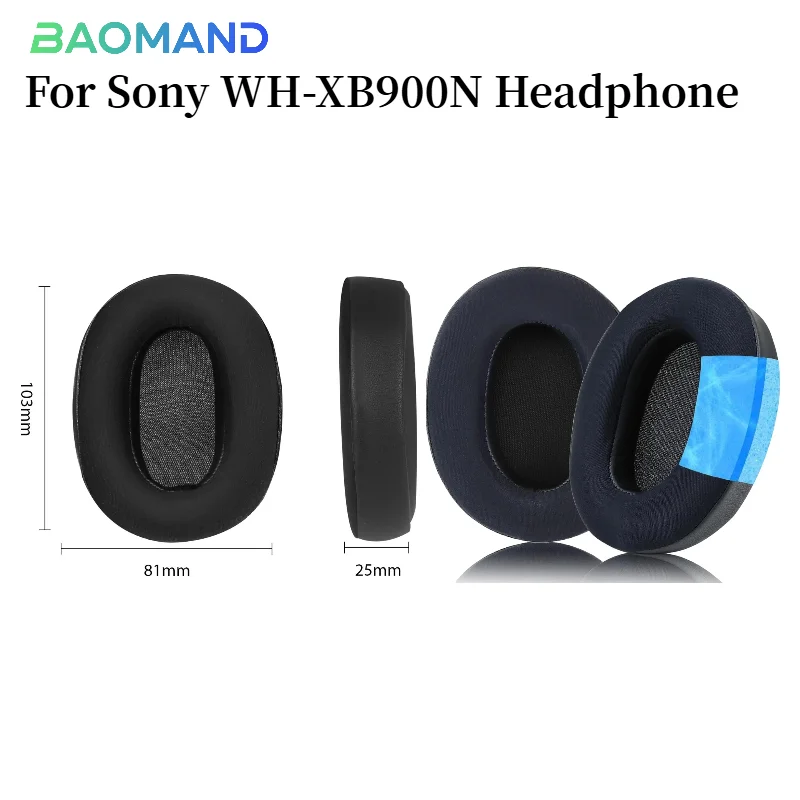Ear Pads For Sony WH-XB900N Headphones Replacement Soft Foam Cushion Sponge Pad Leather Earmuffs
Ear Pads For Sony WH-XB900N Headphones Replacement Soft Foam Cushion Sponge Pad Leather Earmuffs